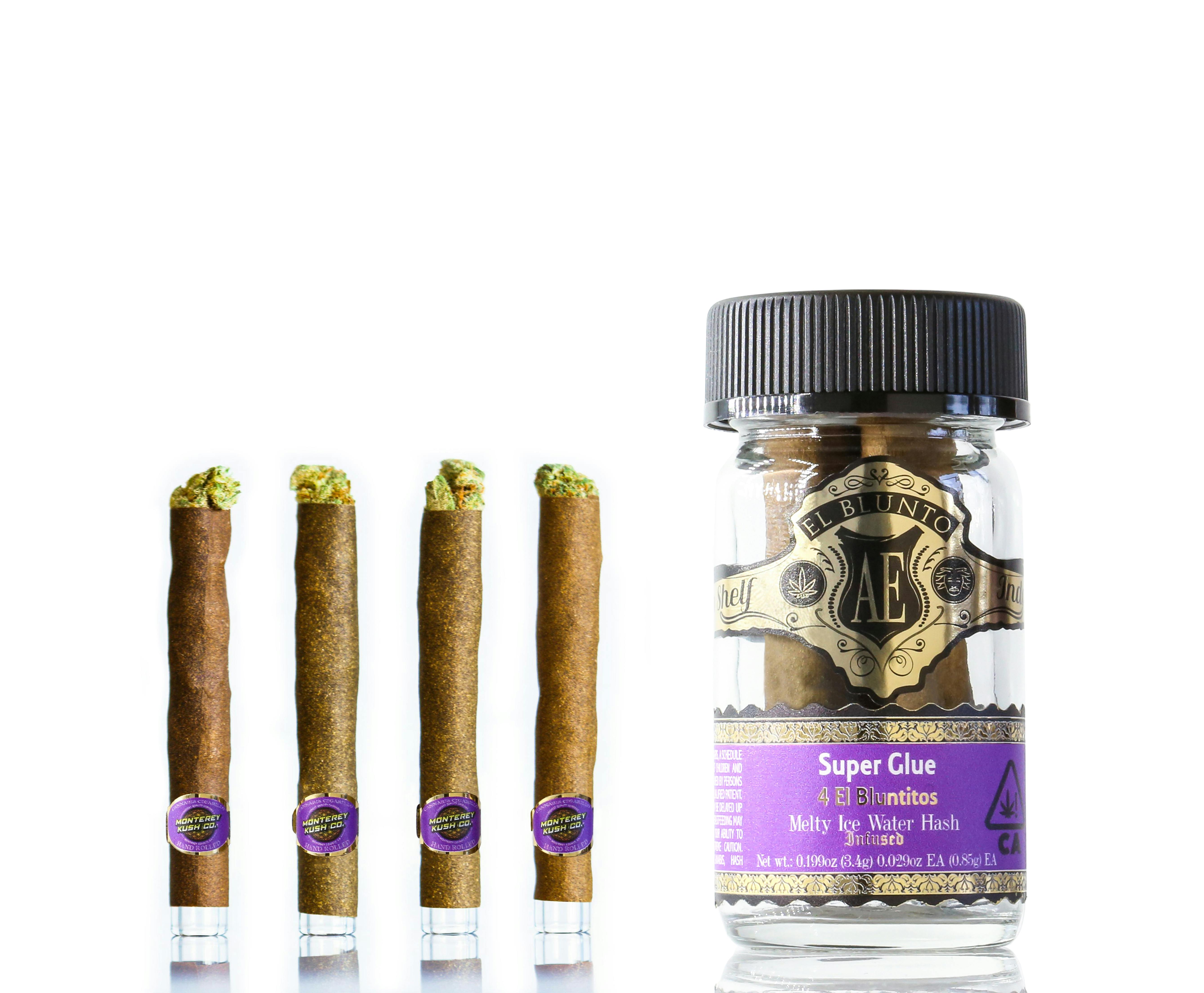 tobacco glue El Bluntito x MKC - 4-Pack - Super Glue - Hash Infused - 4 x .85G