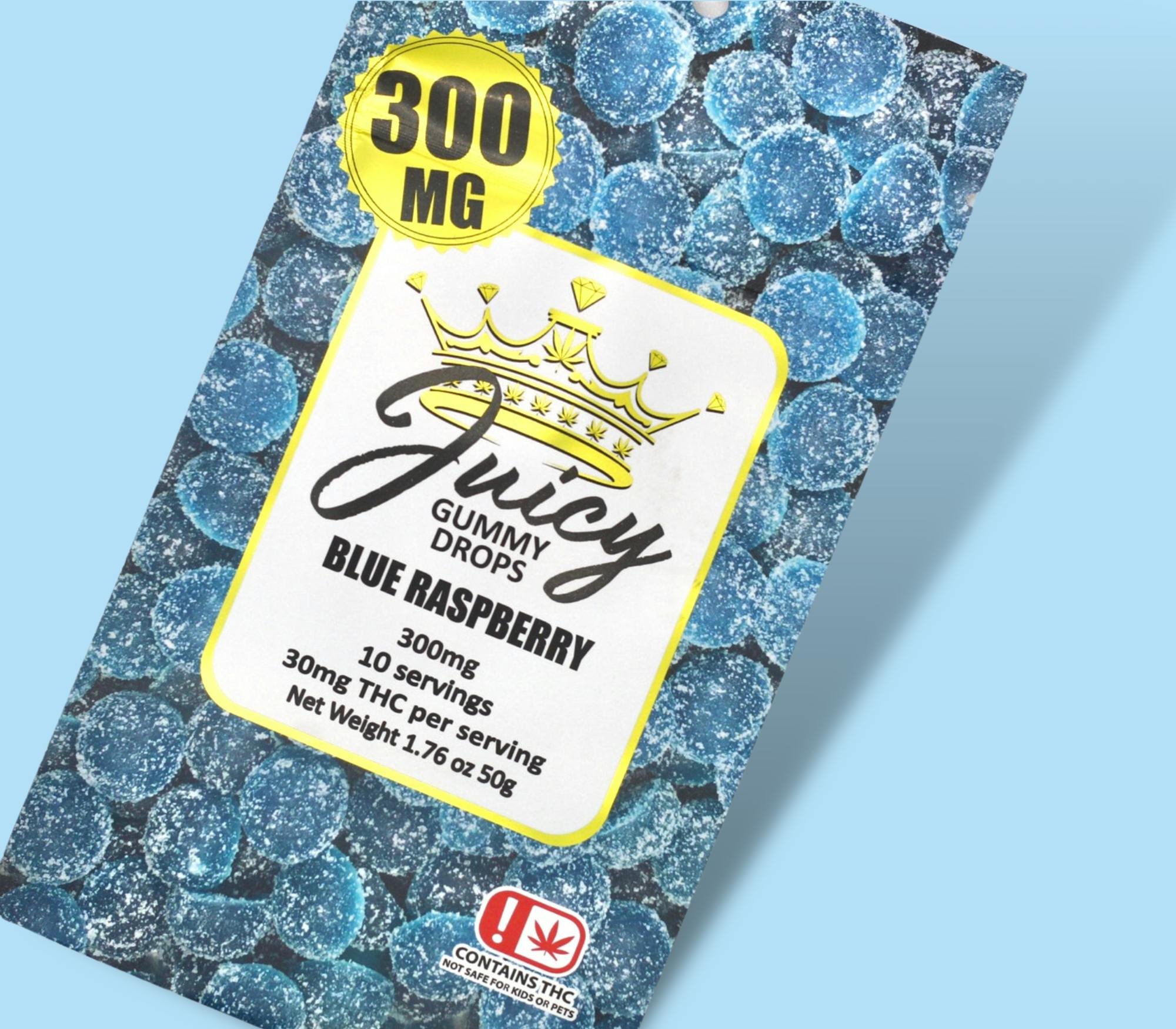 Blue Raspberry - 300mg by Juicy Gummy Drops