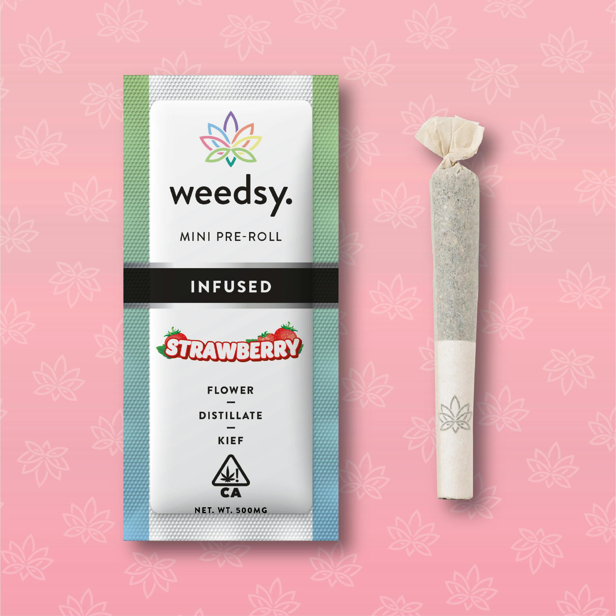 Strawberry 0.5G Infused Mini Pre-Roll