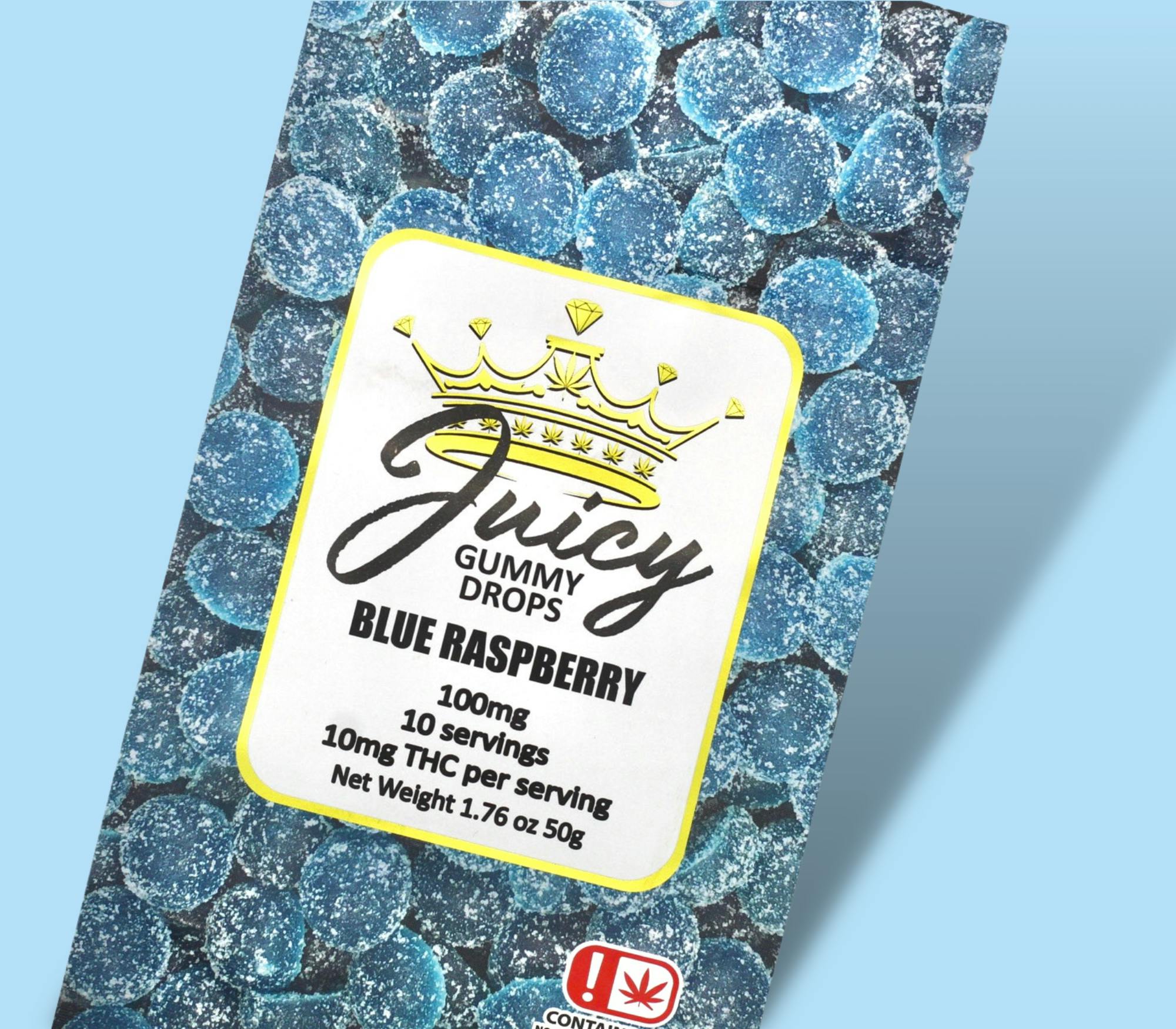 Blue Raspberry - 100mg by Juicy Gummy Drops