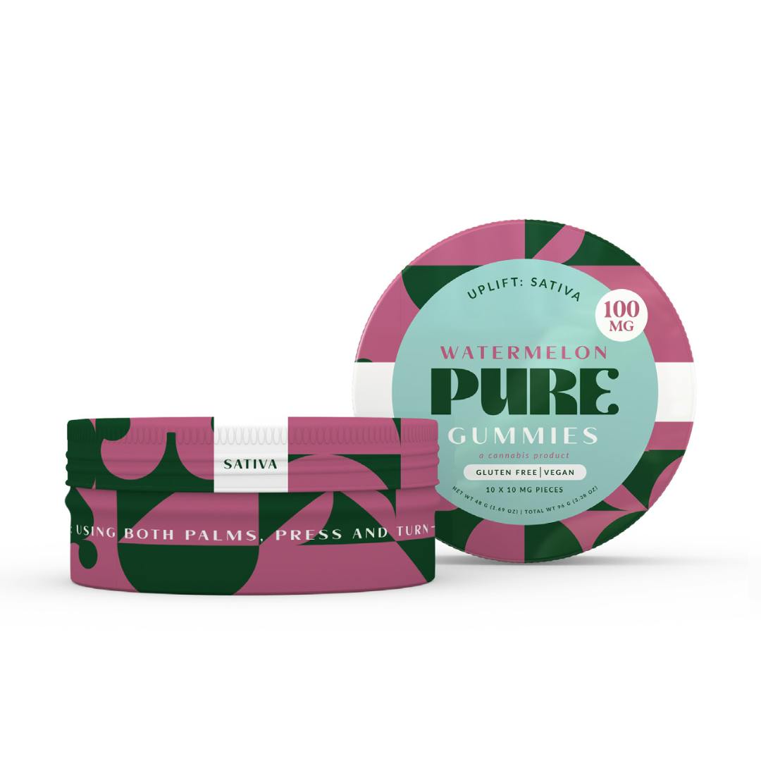 Pure Gummies Watermelon Sativa 100mg