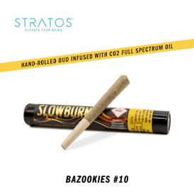 Slow Burn Full-Spectrum-Oil-Infused Pre Roll - Bazookies #10