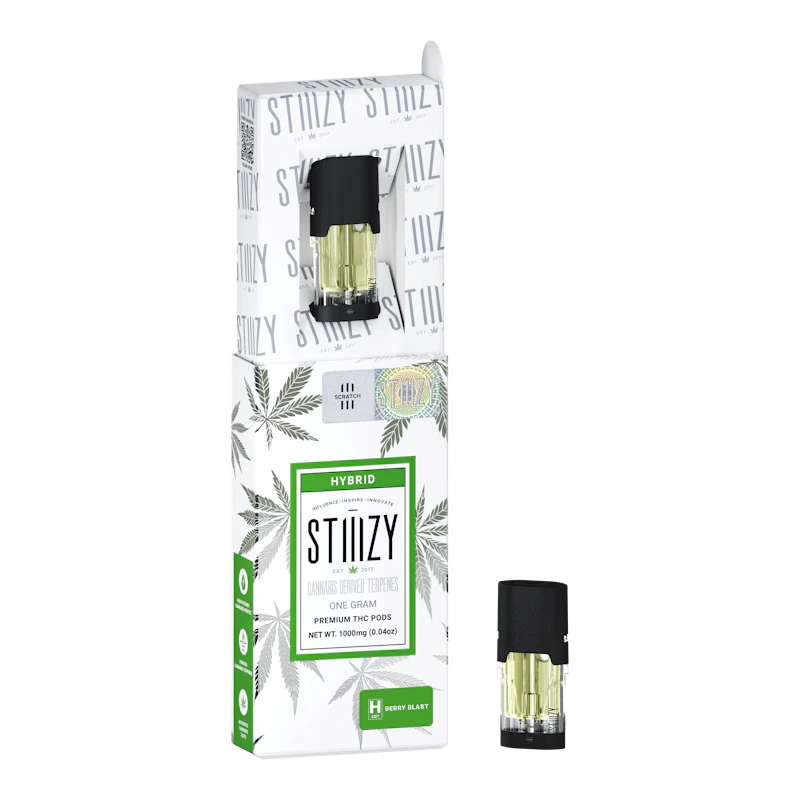 STIIIZY Vape Cartridge - BERRY BLAST 1G CDT Pod - STIIIZY, Cartridges