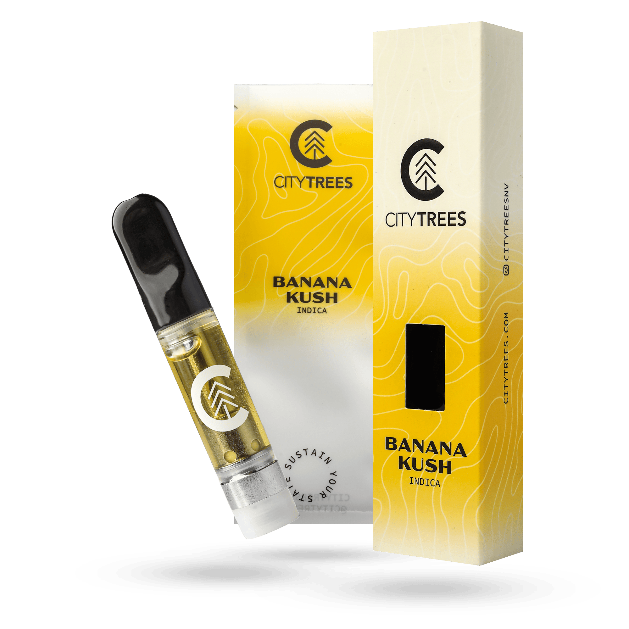 City Trees 1g Banana Kush Cartridge