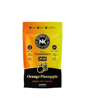 Orange Pineapple 25:10 500mg CBD : 200mg THC