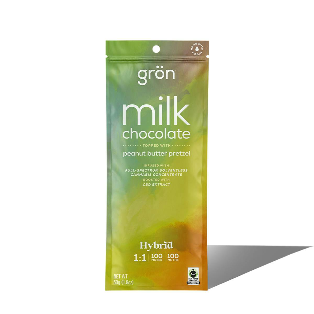 Grön Edibles: Milk W/ Peanut Butter Pretzel