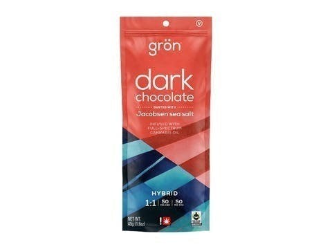Grön Edibles: Dark W/ Vanilla Bean Sea Salt – Sleepy