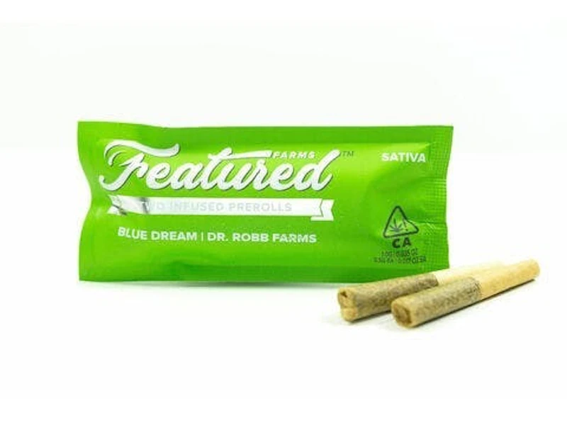 Rove Featured Farms · Infused Prerolls 2pk · Blue Dream · 1.0g, Infused Pre-Rolls