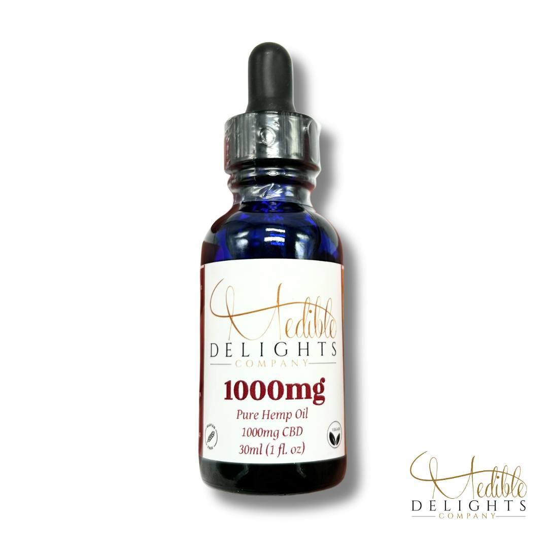 1000mg CBD tincture (No thc) by Medible Delights