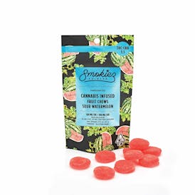 Sour Watermelon THC:CBD 1:1, 100mg THC/100 mg CBD