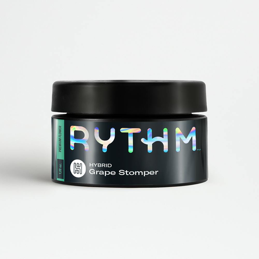 RYTHM Hybrid Premium Flower Grape Stomper 3.5g by Rythm