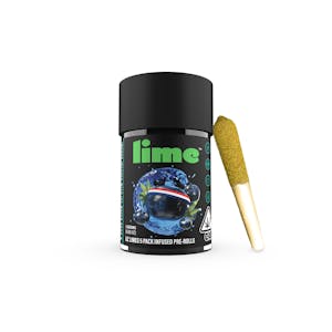 Lime - Lime - Blueberry Headband - 5pk Infused Lil' Lime Prerolls - (Hybrid)