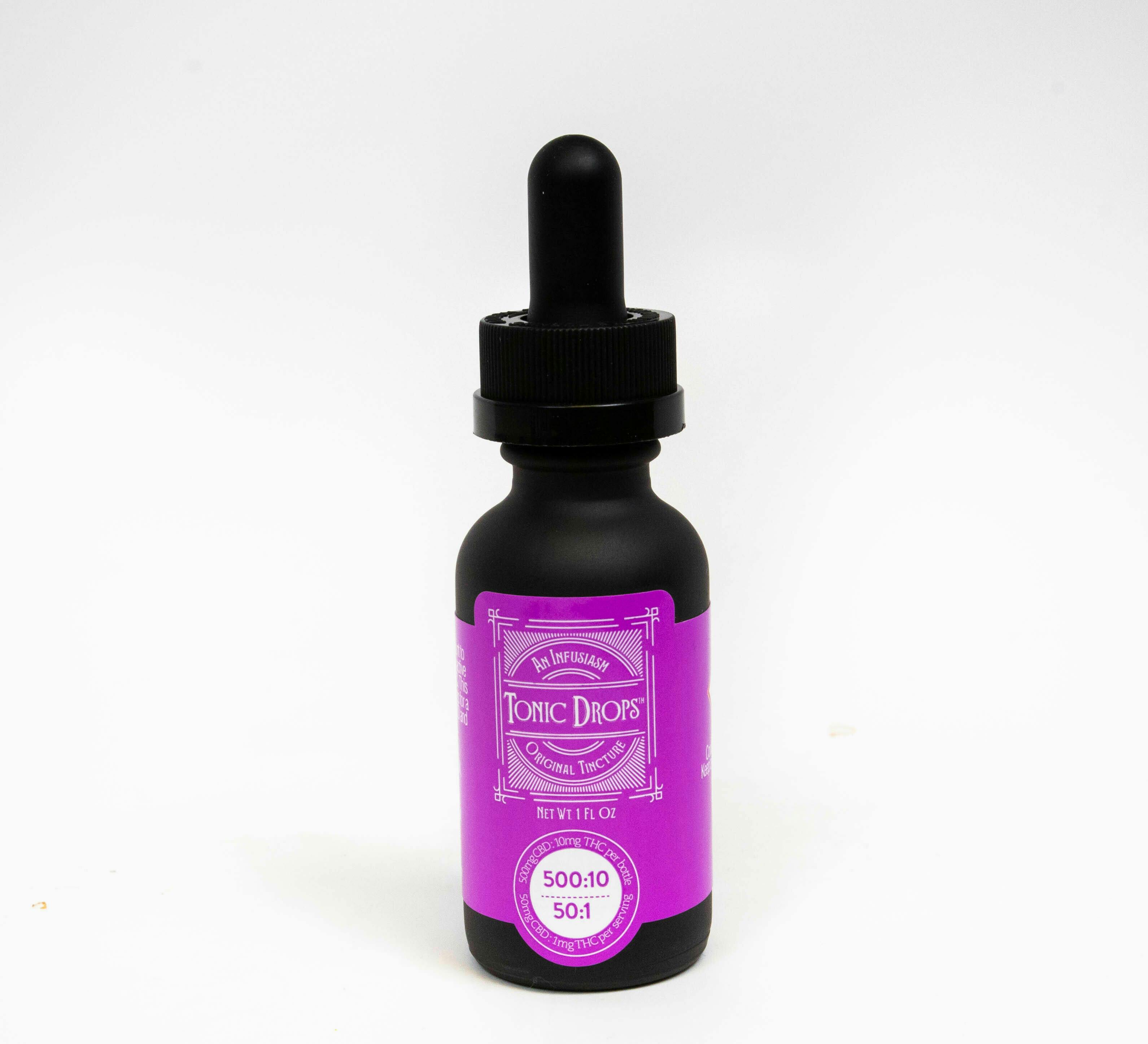 Tonic Drops 500mg CBD : 10mg THC