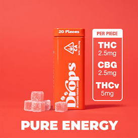 Drops – Strawberry 20 Piece (1:4 CBD:THC)