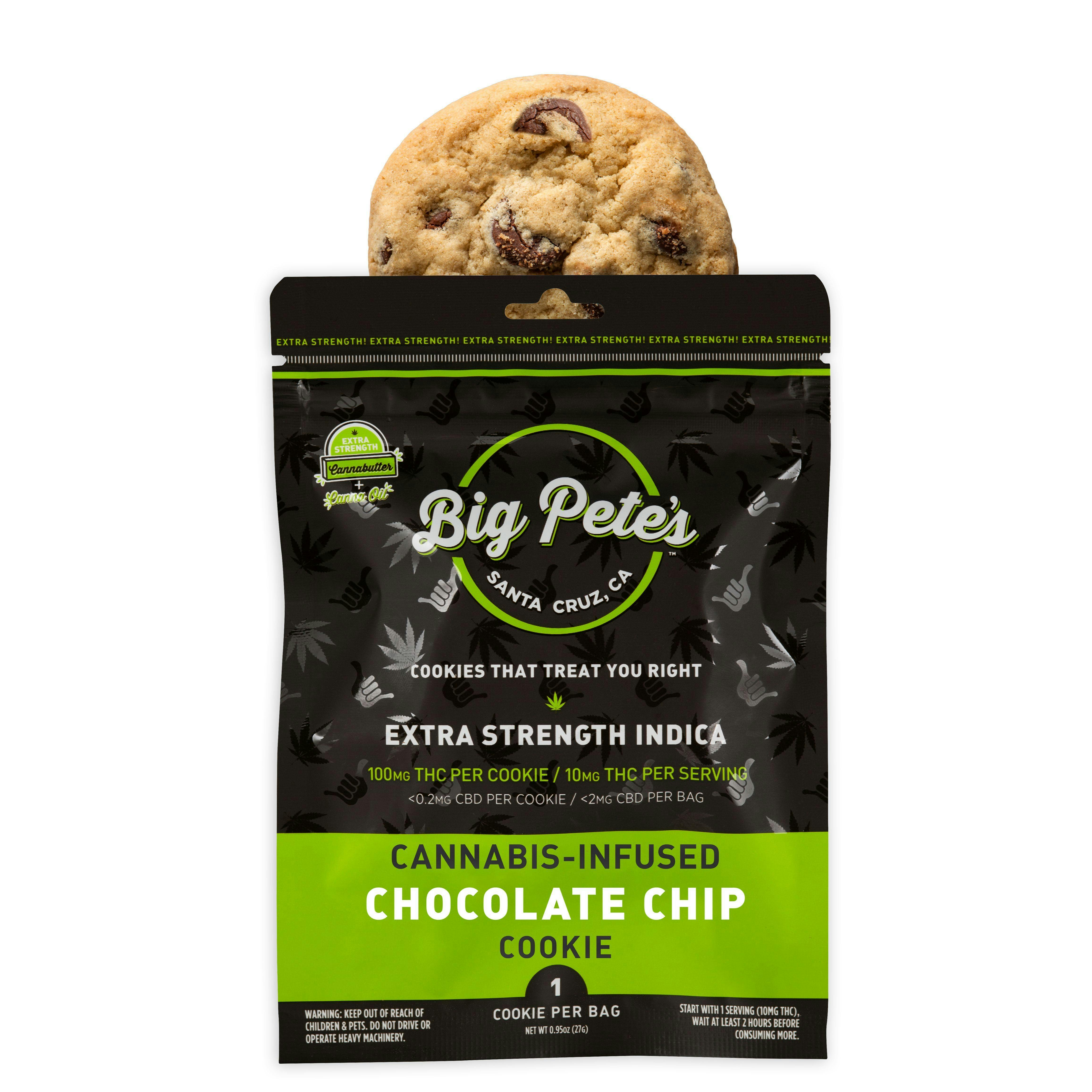 Extra Strength 100MG Chocolate Chip Cookie