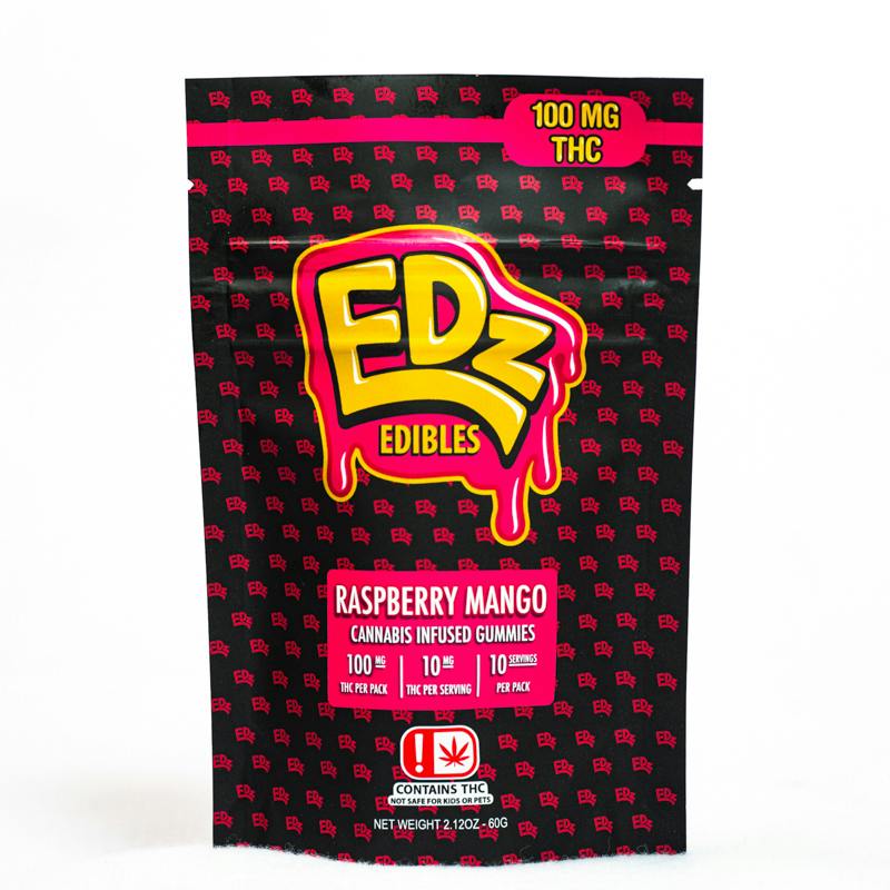 Raspberry Mango Gummies - 100mg THC