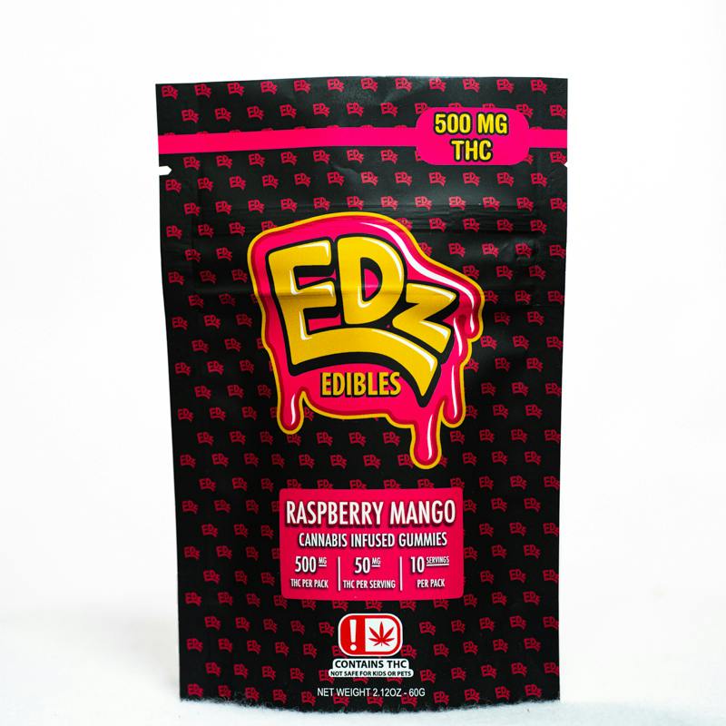 Raspberry Mango Gummies - 500mg THC