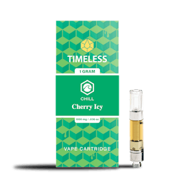 Timeless Cherry Icy 1000mg Vape Cartridge (Chill)