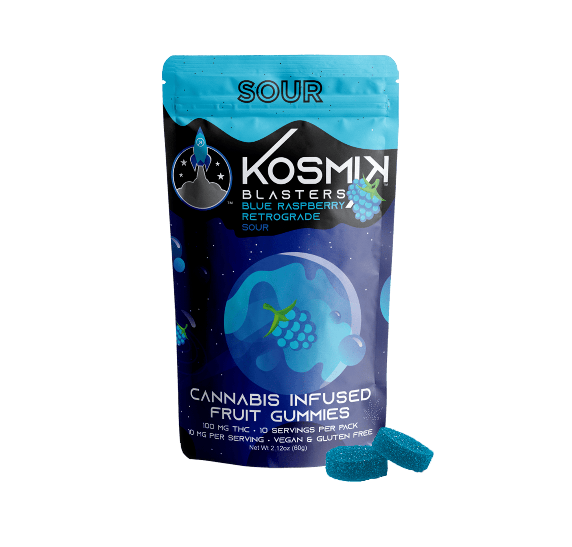 Sour Blaster 100mg - Blue Raspberry Retrograde | OK