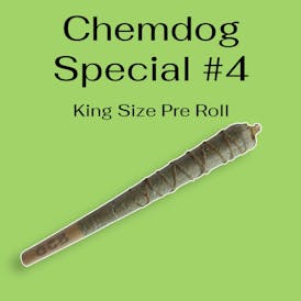 Chemdog Special #4 Pre-Roll w/ Rosin & Kief Coating - King Size - Single