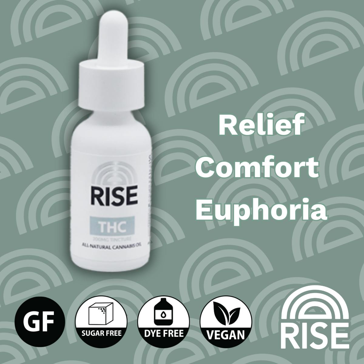 RISE THC Tincture – 200MG at Nirvana Center - Sault Ste. Marie