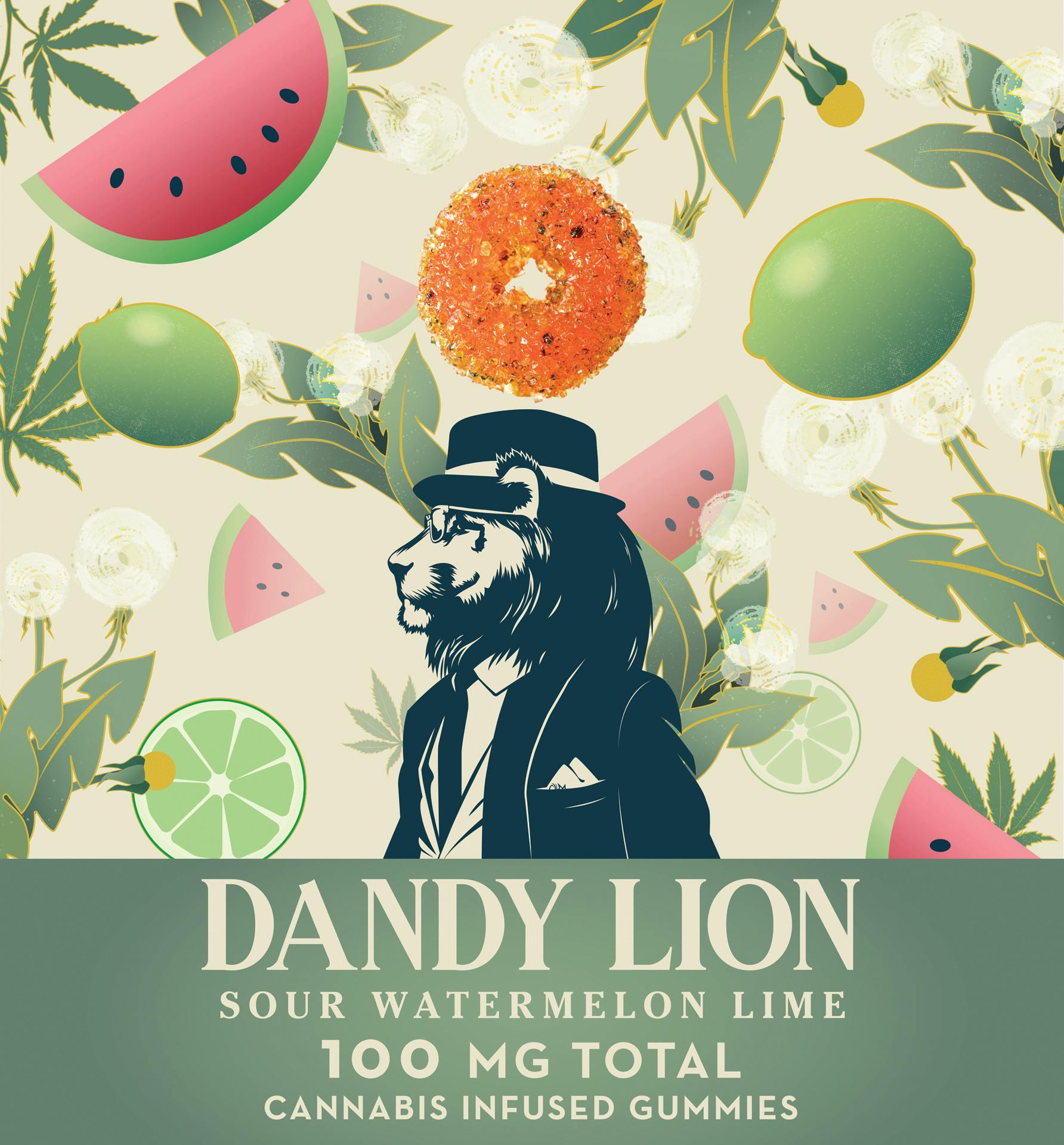 SOUR WATERMELON LIME - 100mg/10 PACK