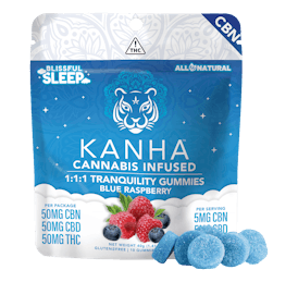 KANHA | Tranquility SLEEP | 1:1:1 | 50mg CBN/50mg CBD/50mgTHC