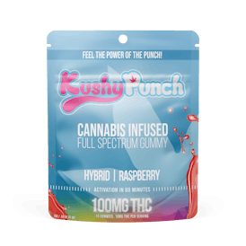 Kushy Punch - Hybrid Raspberry Gummy 100mg