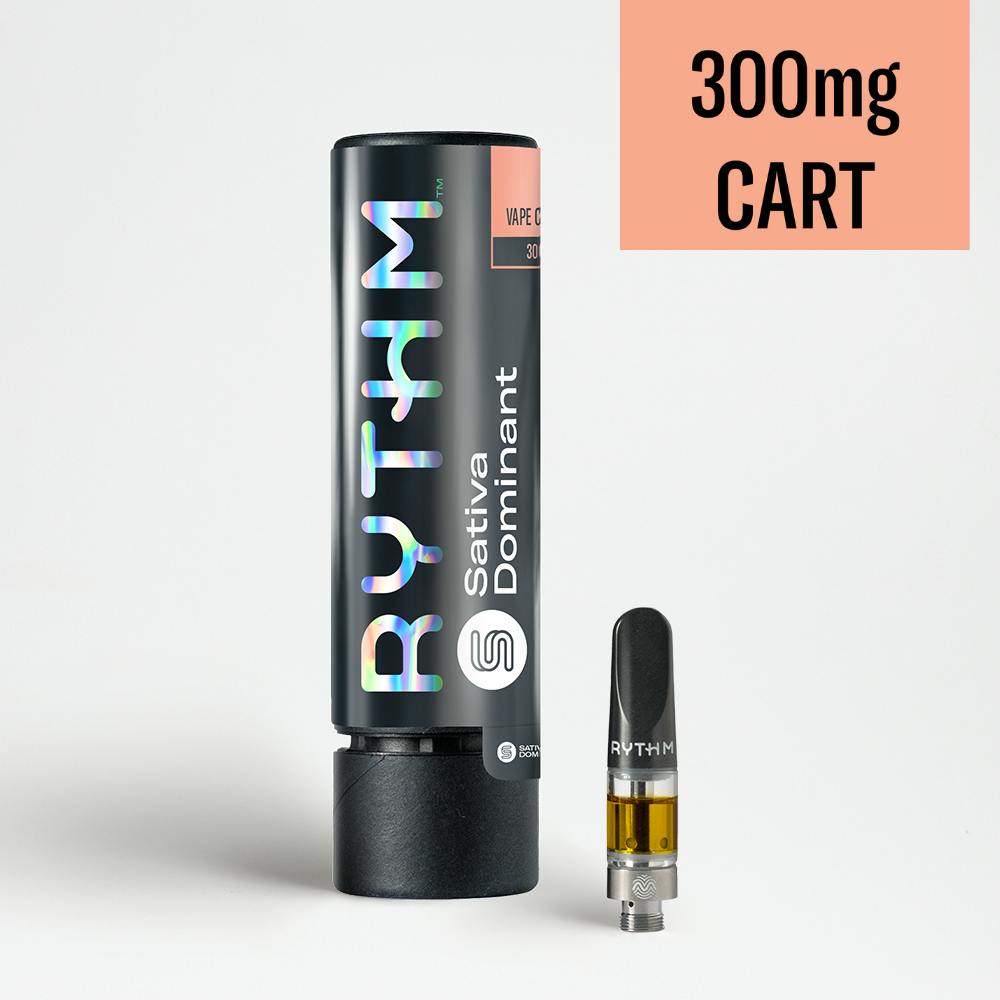 RYTHM Sativa Dominant Vape Cartridge Golden Goat 300mg - RYTHM