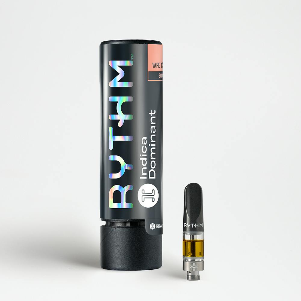RYTHM Indica Dominant Vape Cartridge Orange Pie 300mg by Rythm