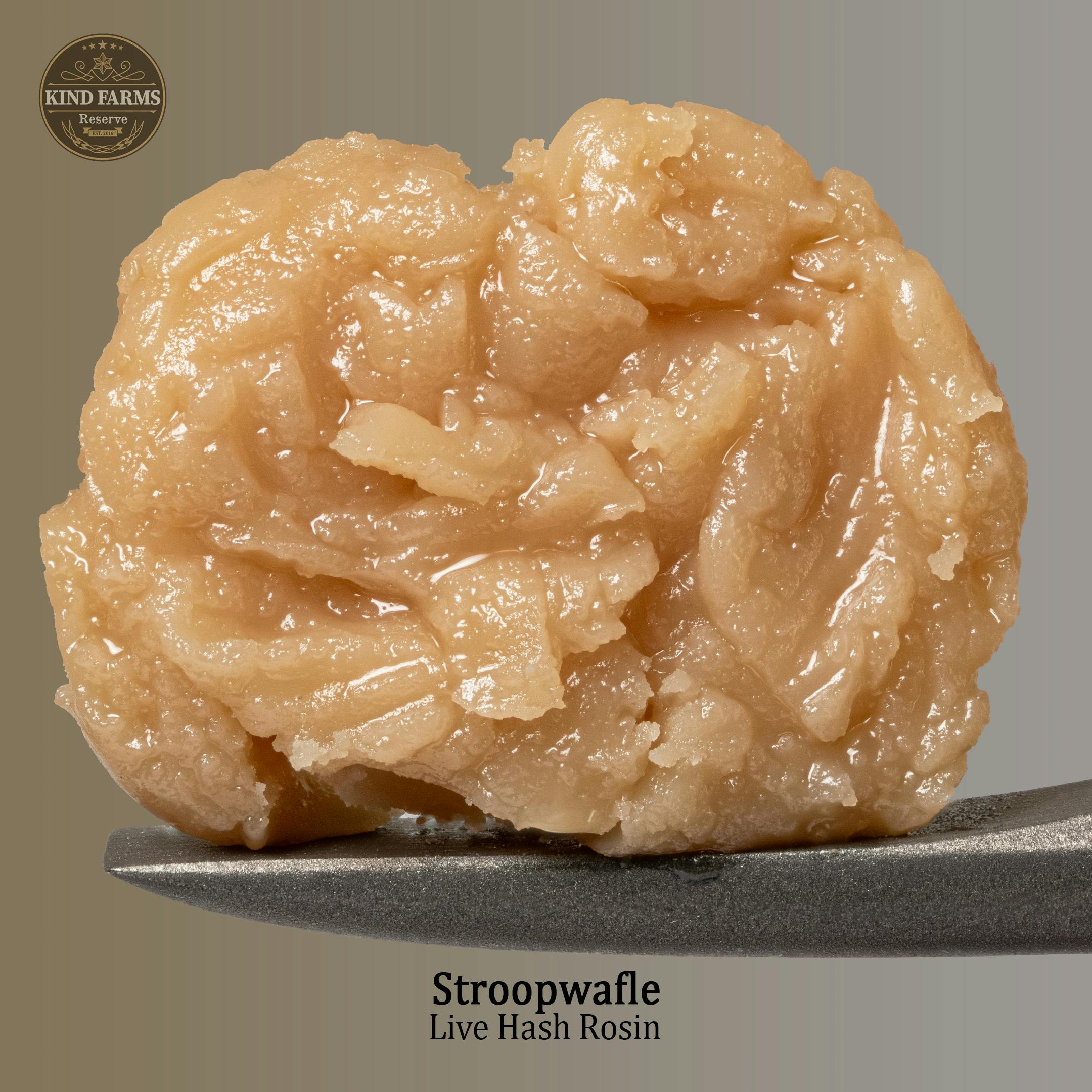 Stroopwafle Live Hash Rosin - Kind Farms Reserve by Kind Farms Reserve