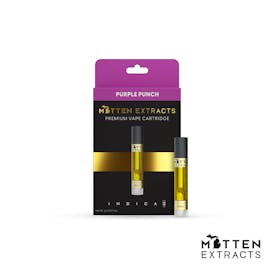 Mitten Extracts - Purple Punch 1g Vape Cartridge (Indica)