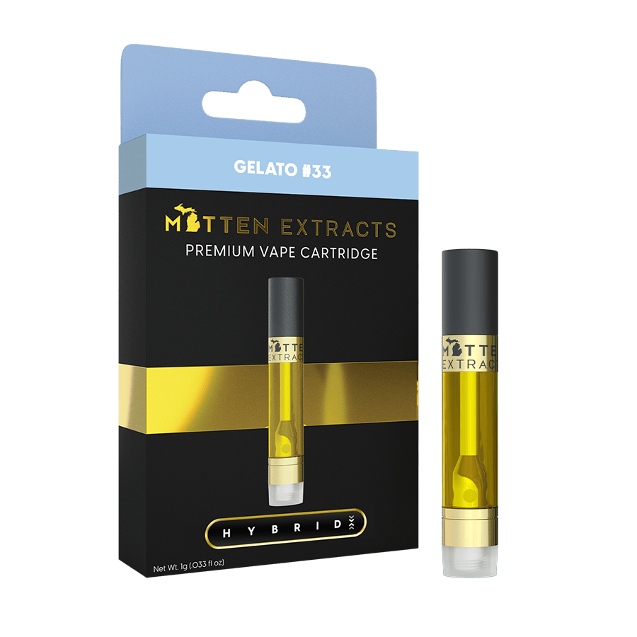 Mitten Extracts | Gelato #33 | Cartridge | 1g