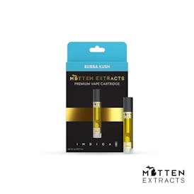 Mitten Extracts - Bubba Kush 1g Vape Cartridge (Indica)