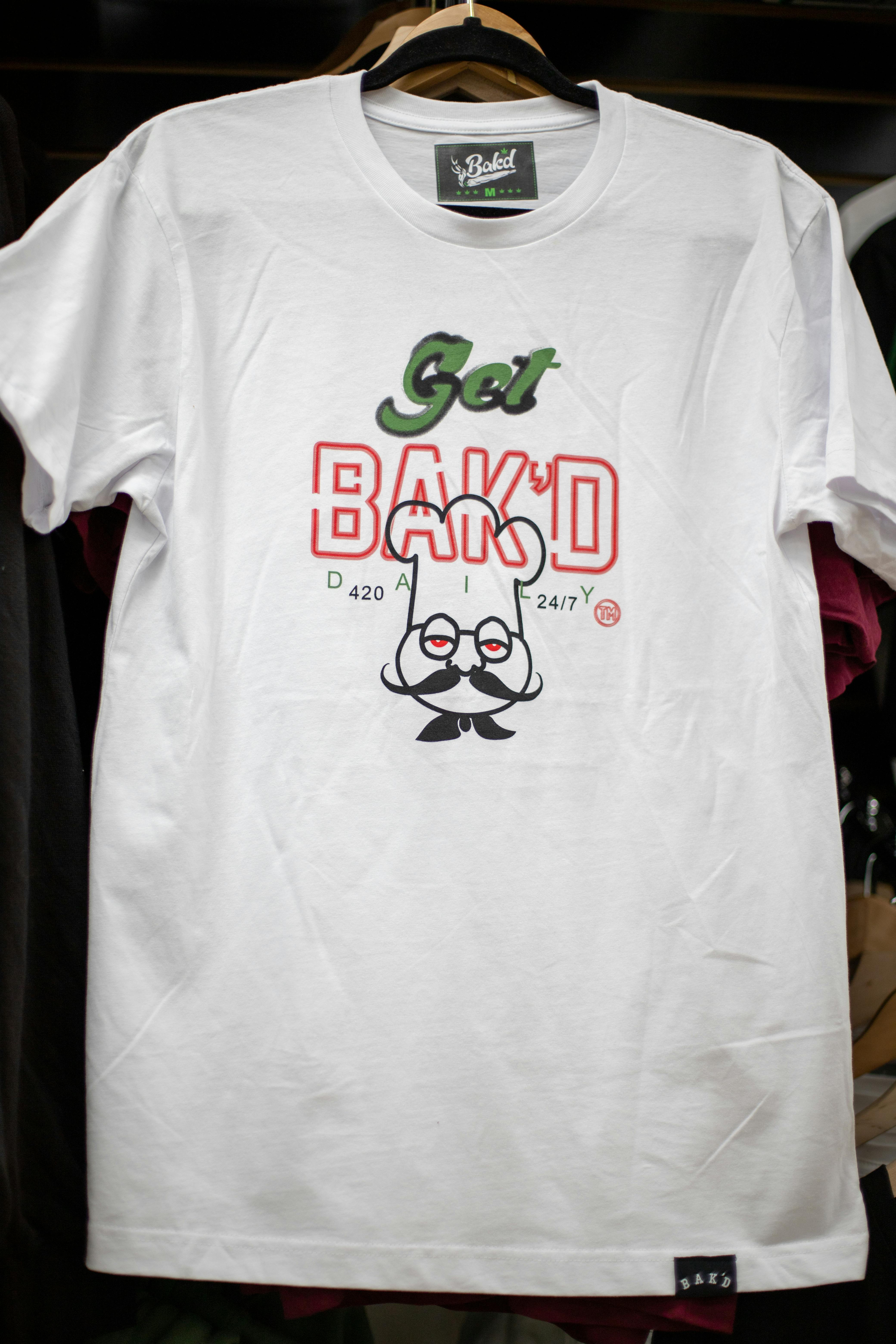 Bak'd Daily Chef T-Shirt -White