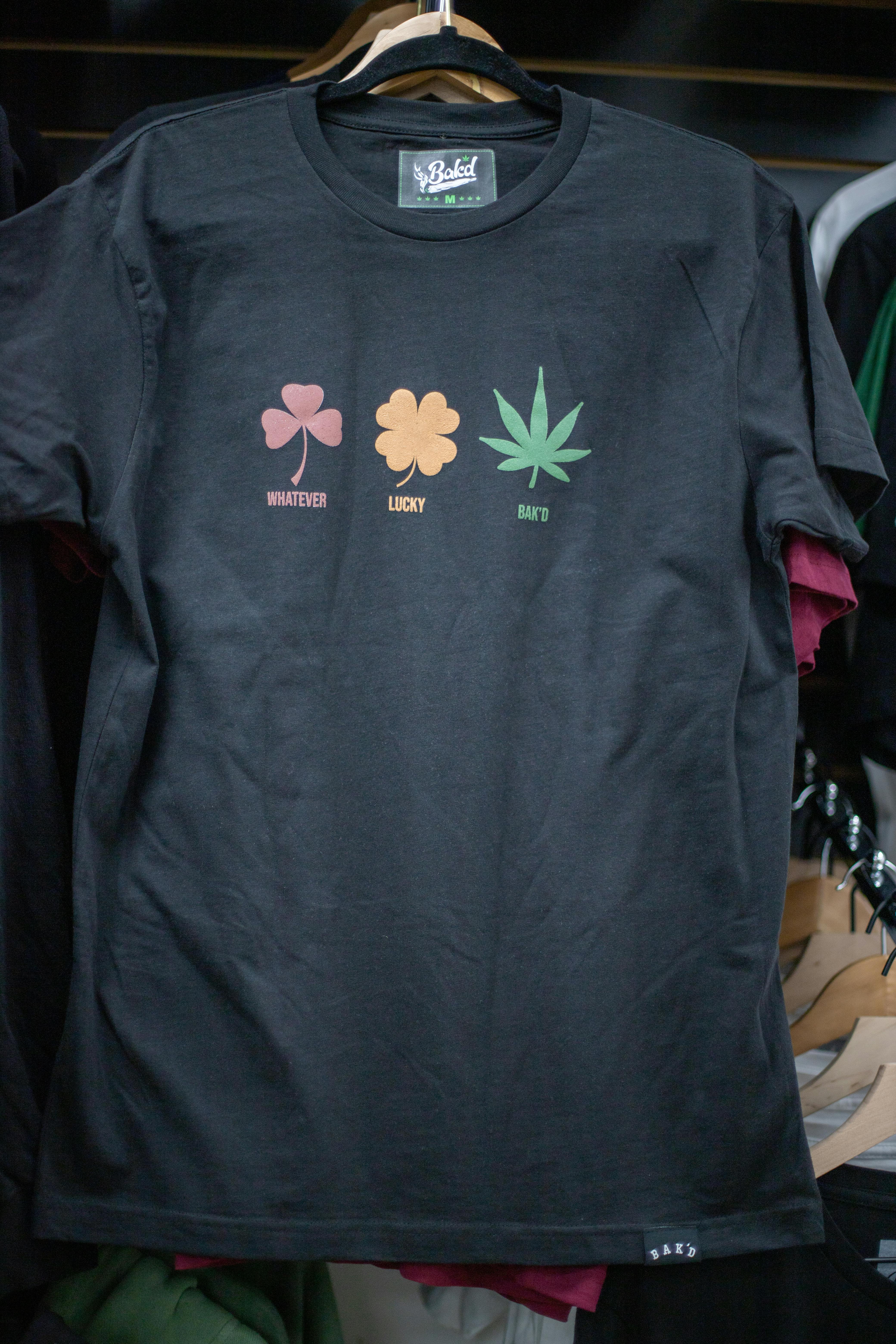 Bak'd Lucky T-Shirt -Black