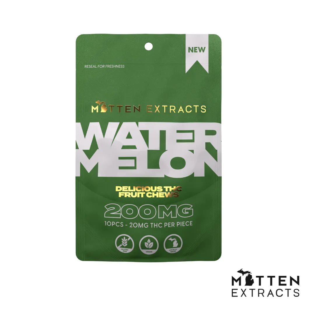 Mitten Extracts - Mitten Extracts - Watermelon Fruit Chews 200mg Main Image