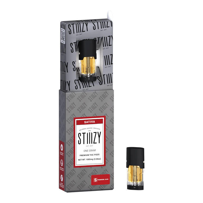 STIIIZY Vape - PREMIUM JACK - PREMIUM THC POD 1G - IL, Cartridges