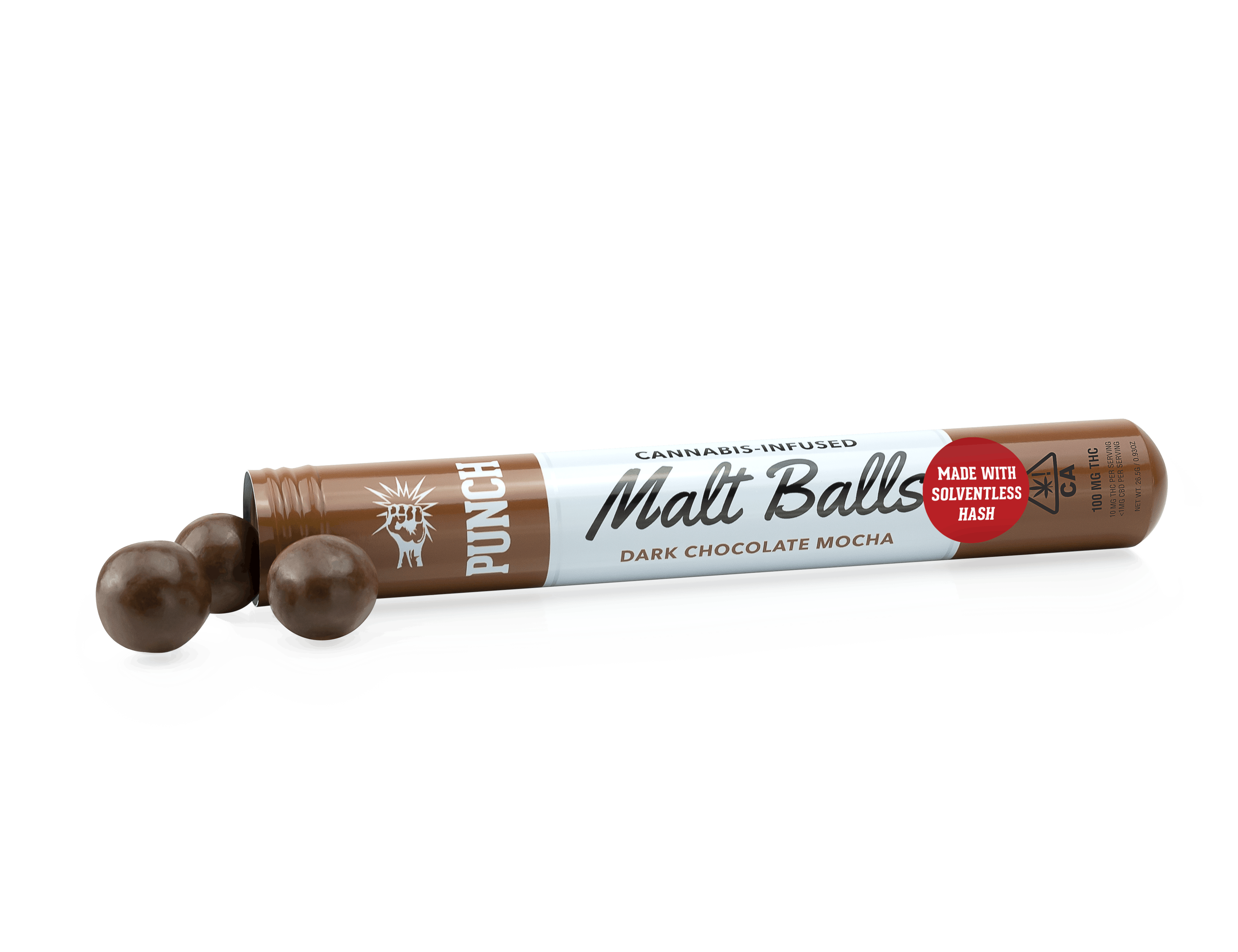 Dark Chocolate Mocha Malt Balls Punch Edibles & Extracts