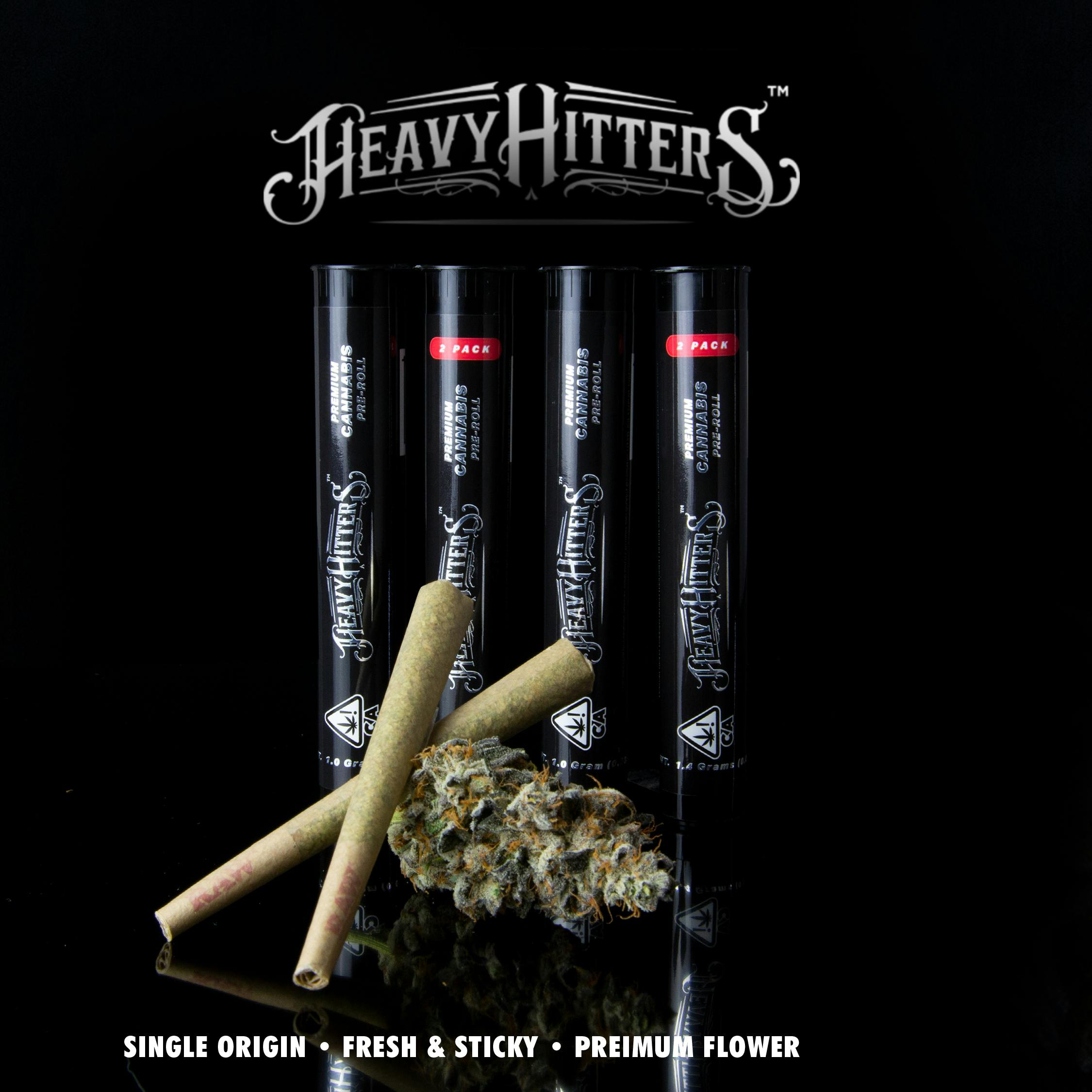 2 Pack Premium Cannabis PreRoll Cereal Milk Heavy Hitters