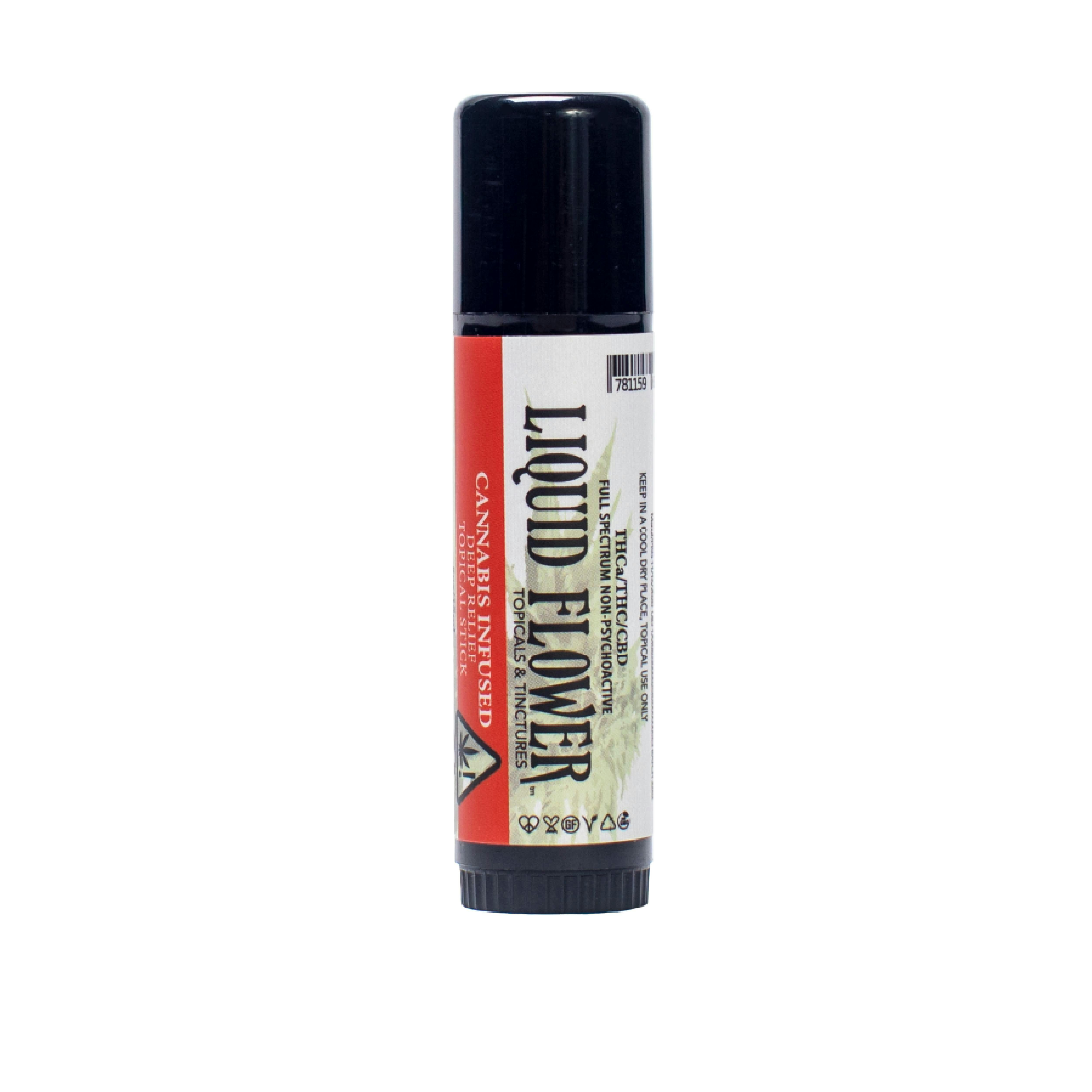 Liquid Flower | Deep Relief Topical Stick | THC:CBD 120mg:12mg CBD at Redbud Apothecary