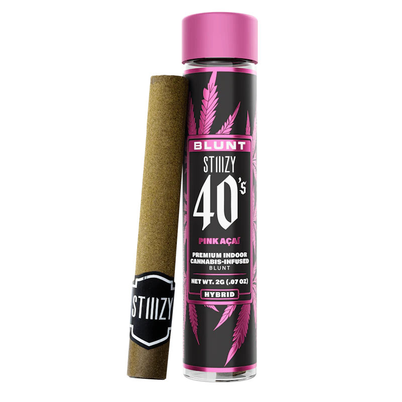 STIIIZY - PINK ACAI - 2G 40's Infused Blunt, Infused Pre-Rolls
