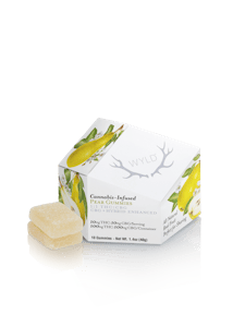 WYLD - Wyld | Pear 1:1 THC:CBG (Hybrid) - 100mg THC | 100mg CBG Edible Gummies
