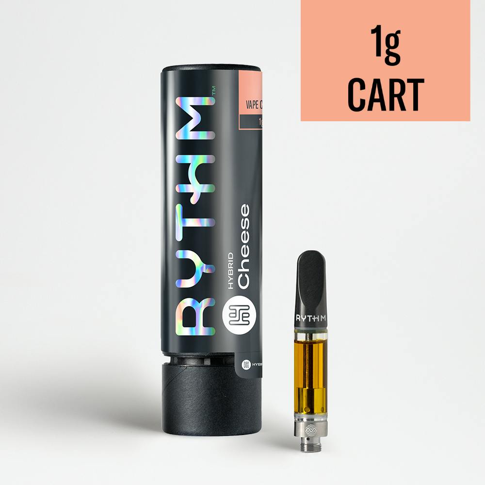 RYTHM Hybrid Vape Cartridge Cheese 1g by Rythm