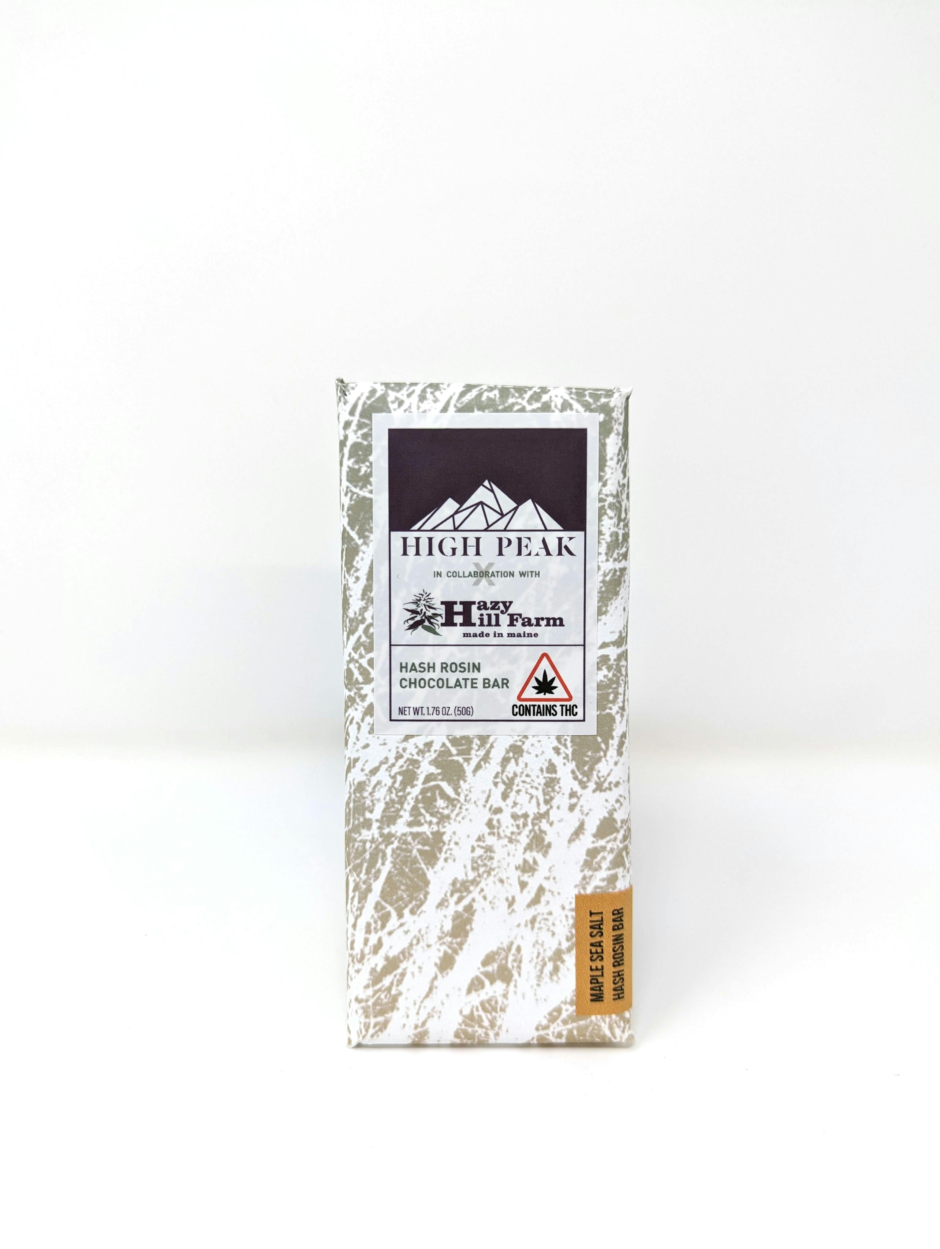 High Peak Cannabis Co. | 100mg Hash Rosin Maple Sea Salt Bar