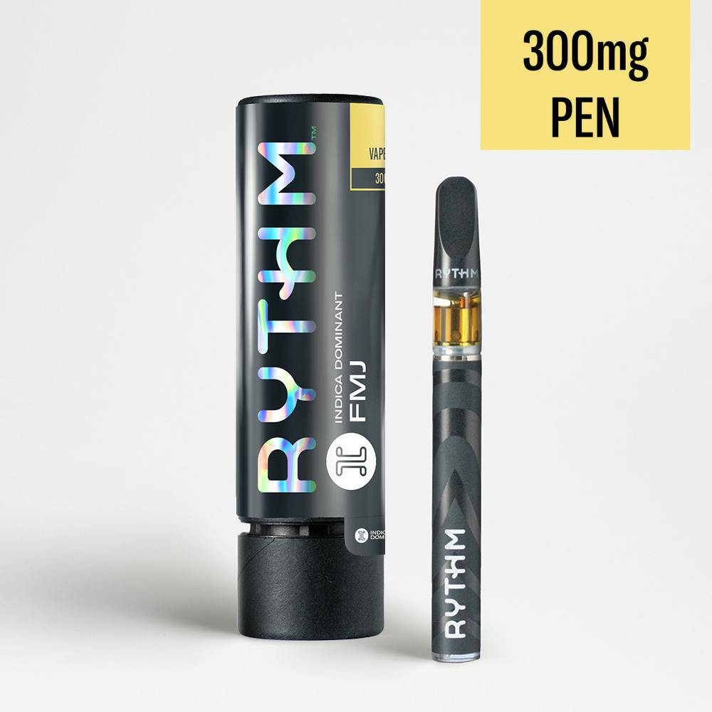 RYTHM Indica Dominant Ready to Use Vape Pen FMJ 300mg by Rythm