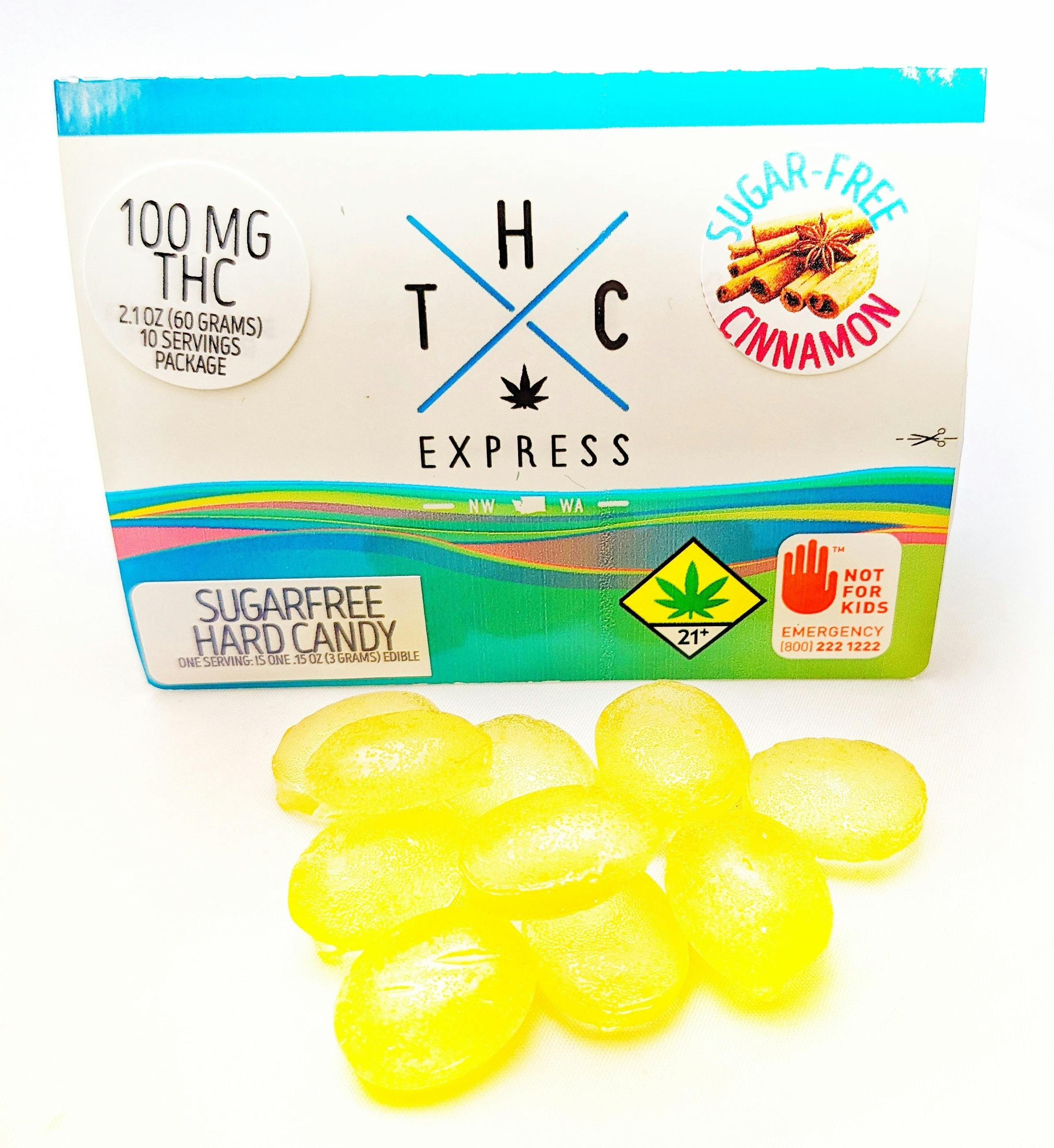Cinnamon SugarFree Hard Candies 60mg 6-pack