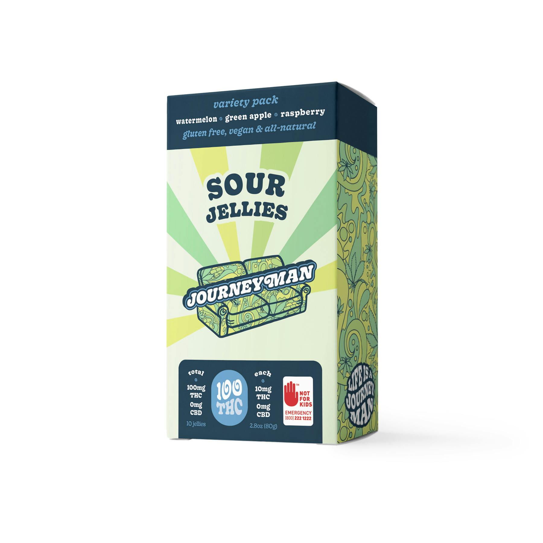 Sour Jellies (100mg THC)