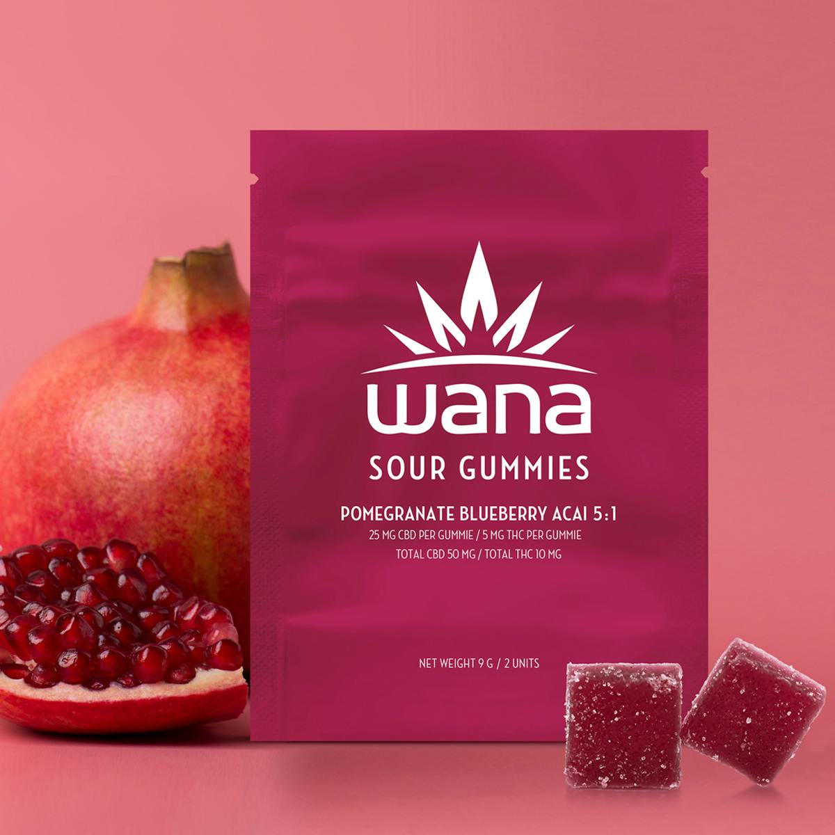 Sour Gummies Pomegranate Blueberry Acai