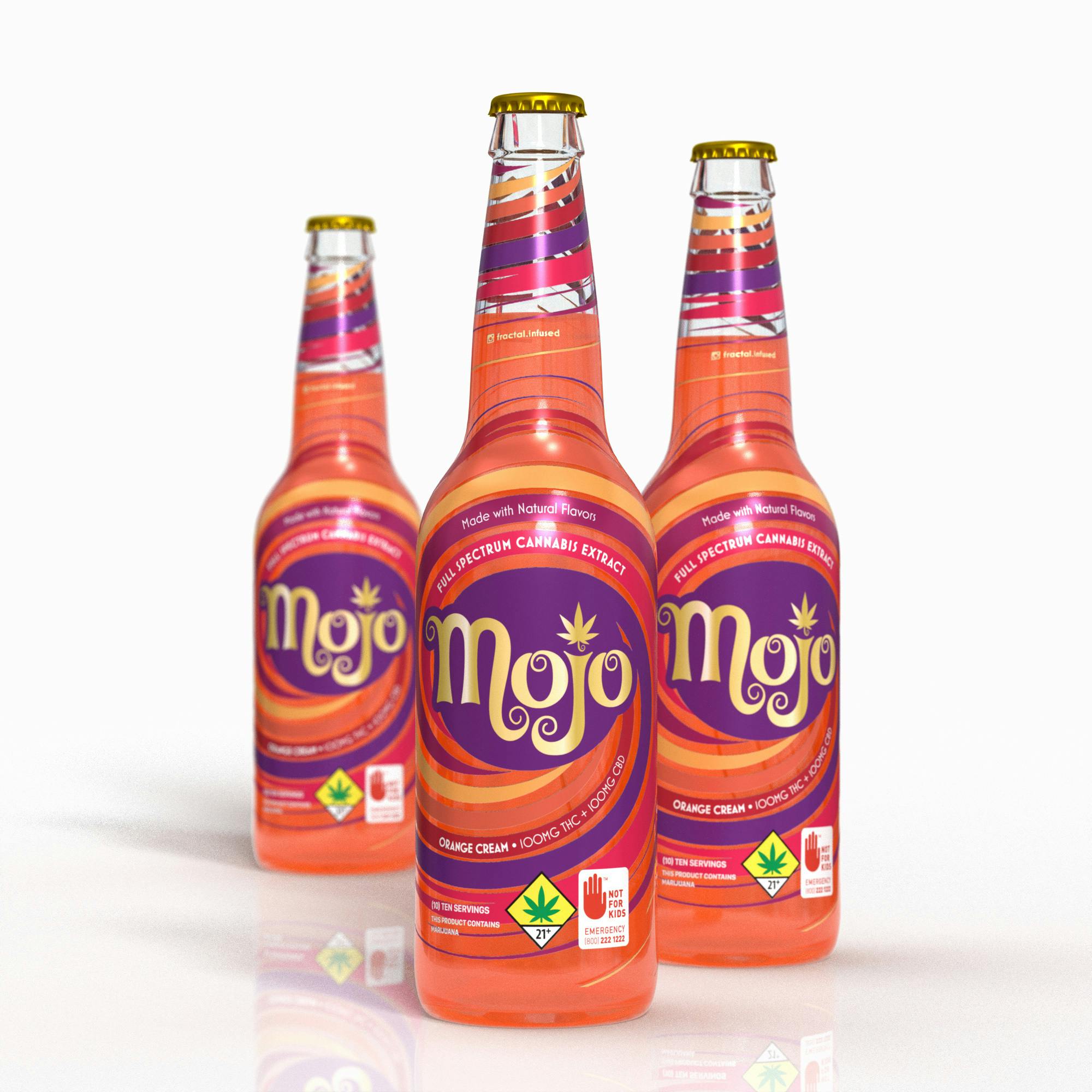 100mg Mojo Full Spectrum Orange Cream Soda at The Top Shelf